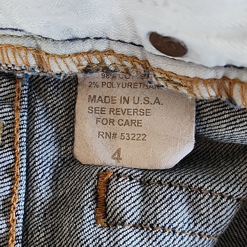 David Kahn Lauren Dark Wash Straight Leg Size 4 - Picture 11 of 14